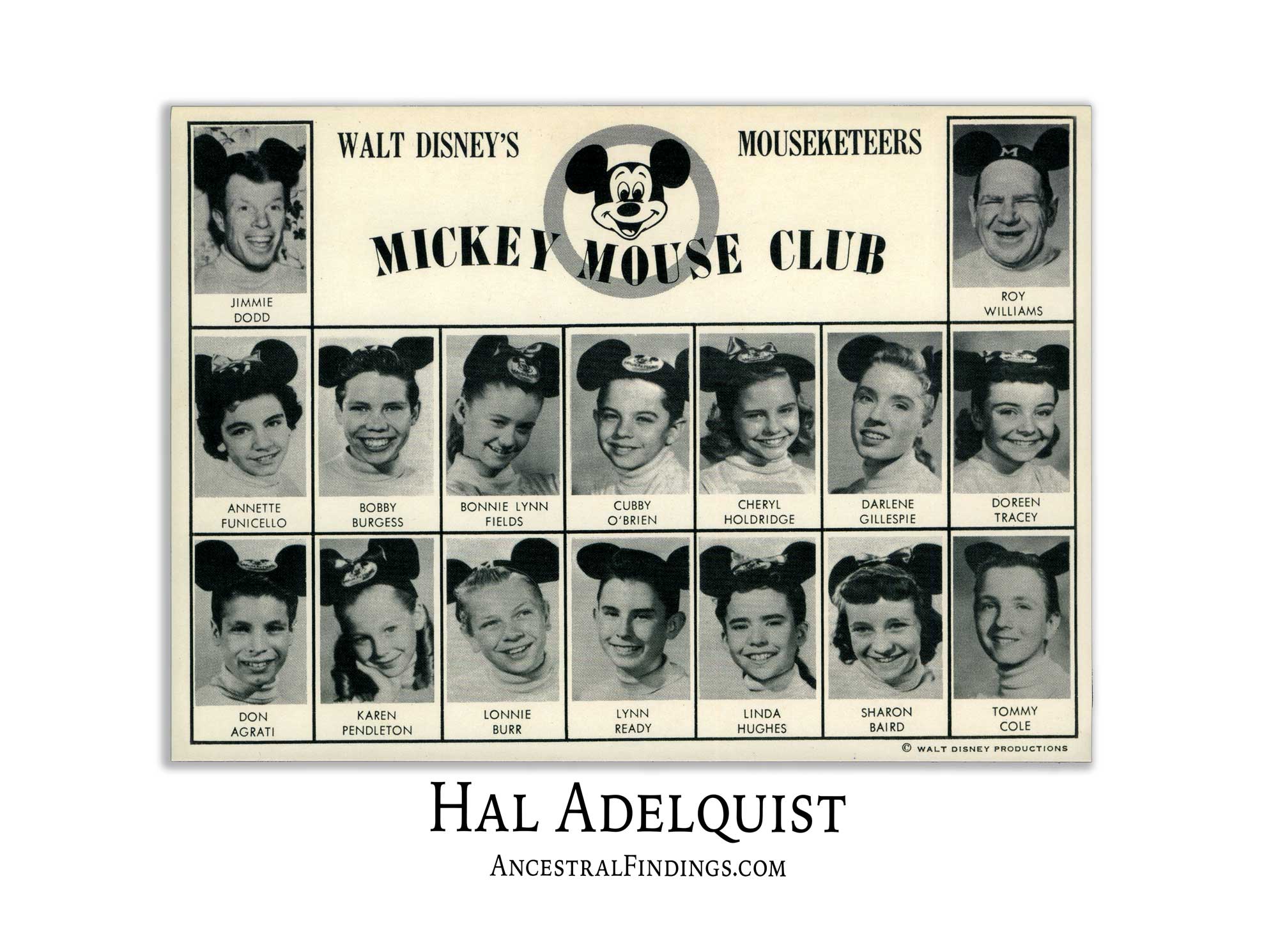 Hal Adelquist: The Mouseketeers #1