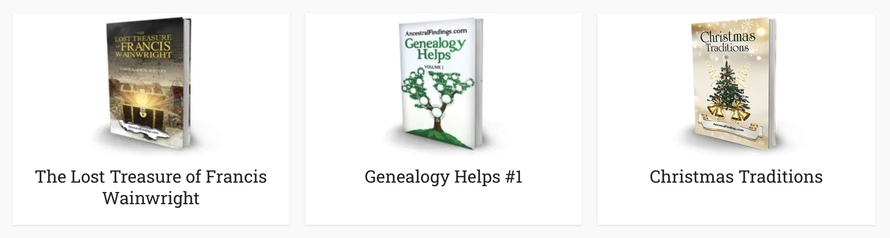 Free Genealogy eBooks