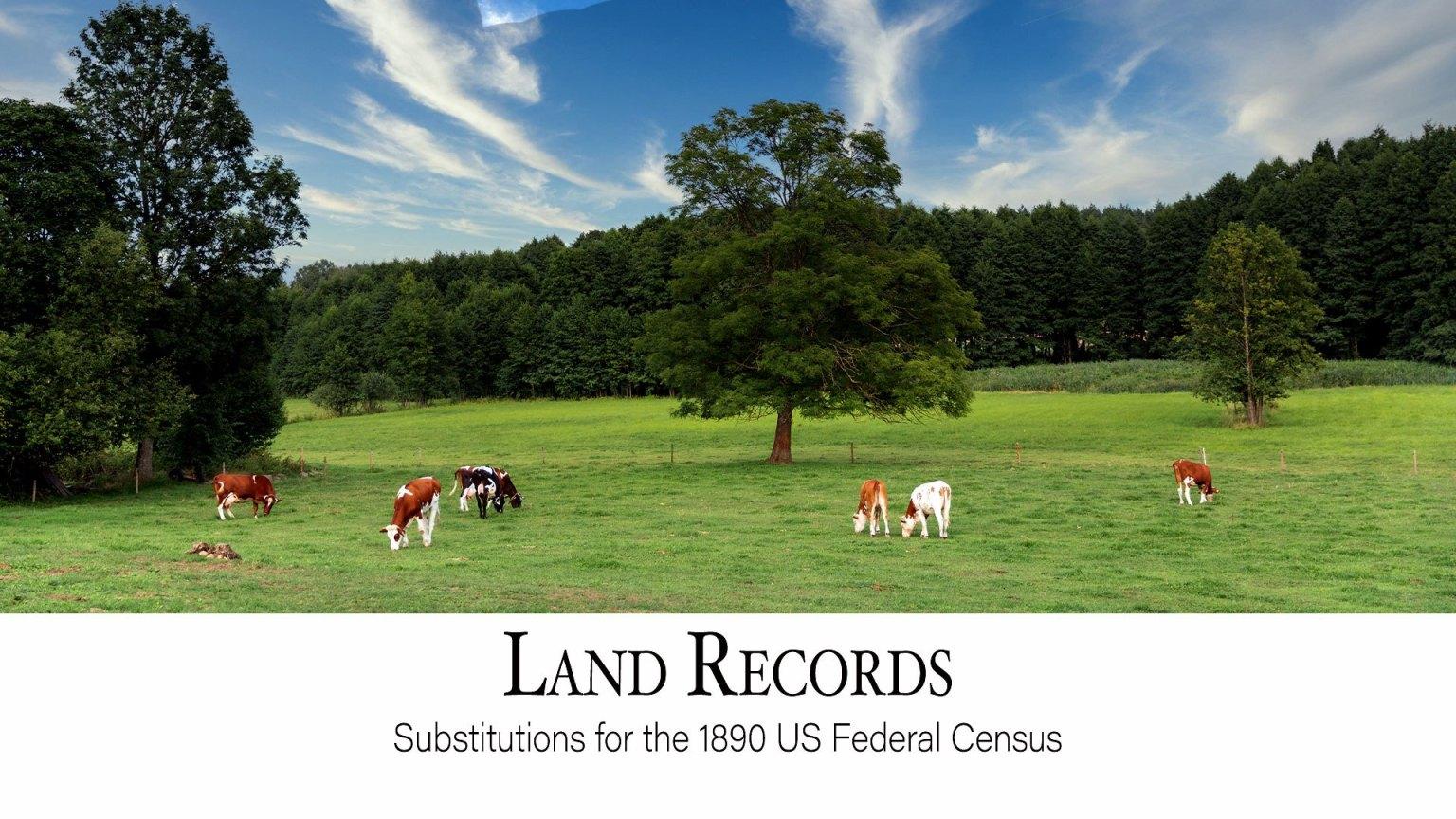 Land Records: Substitutes for the 1890 US Federal Census