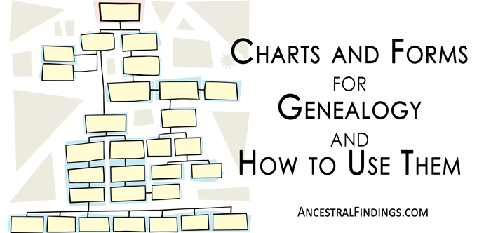 Charts and Forms for Genealogy