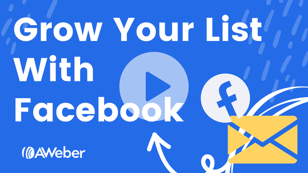 Grow your list with Facebook, video link.
