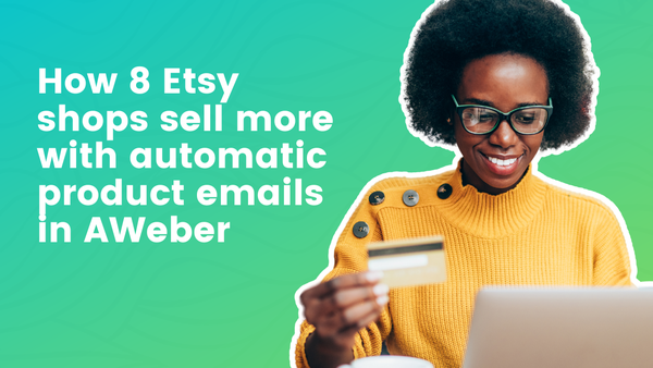 examples of automated Etsy product
emails