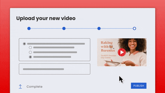 GIF showing how auto newsletter works