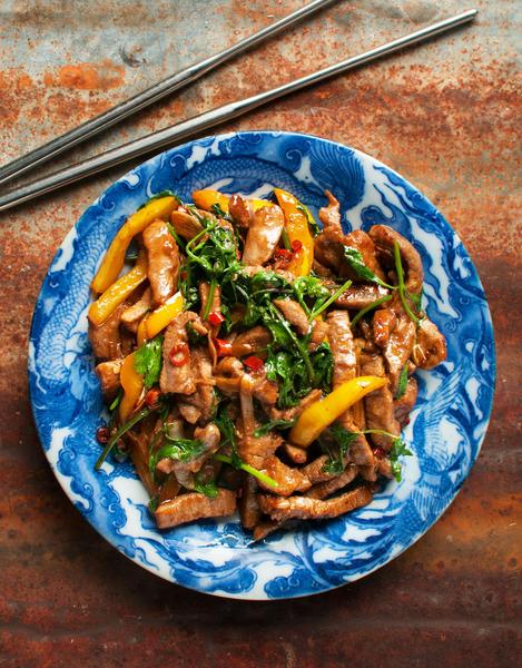 Venison stir fry