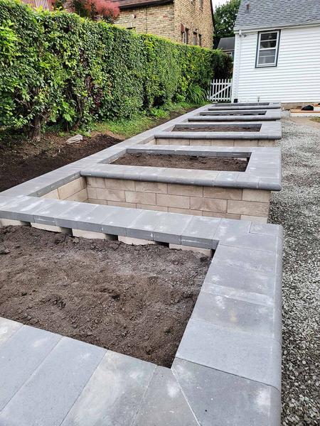 Industrial strength garden beds. 