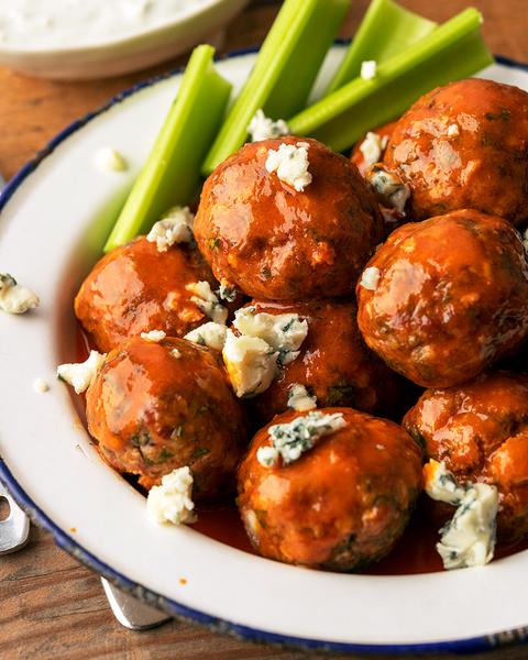 Buffalo meatballs