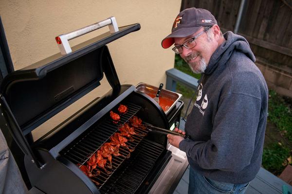 Hank with Traeger