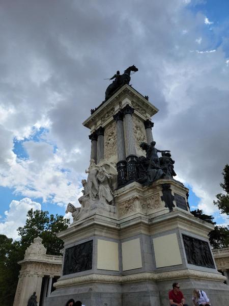 Statue in Madrid, Spain.