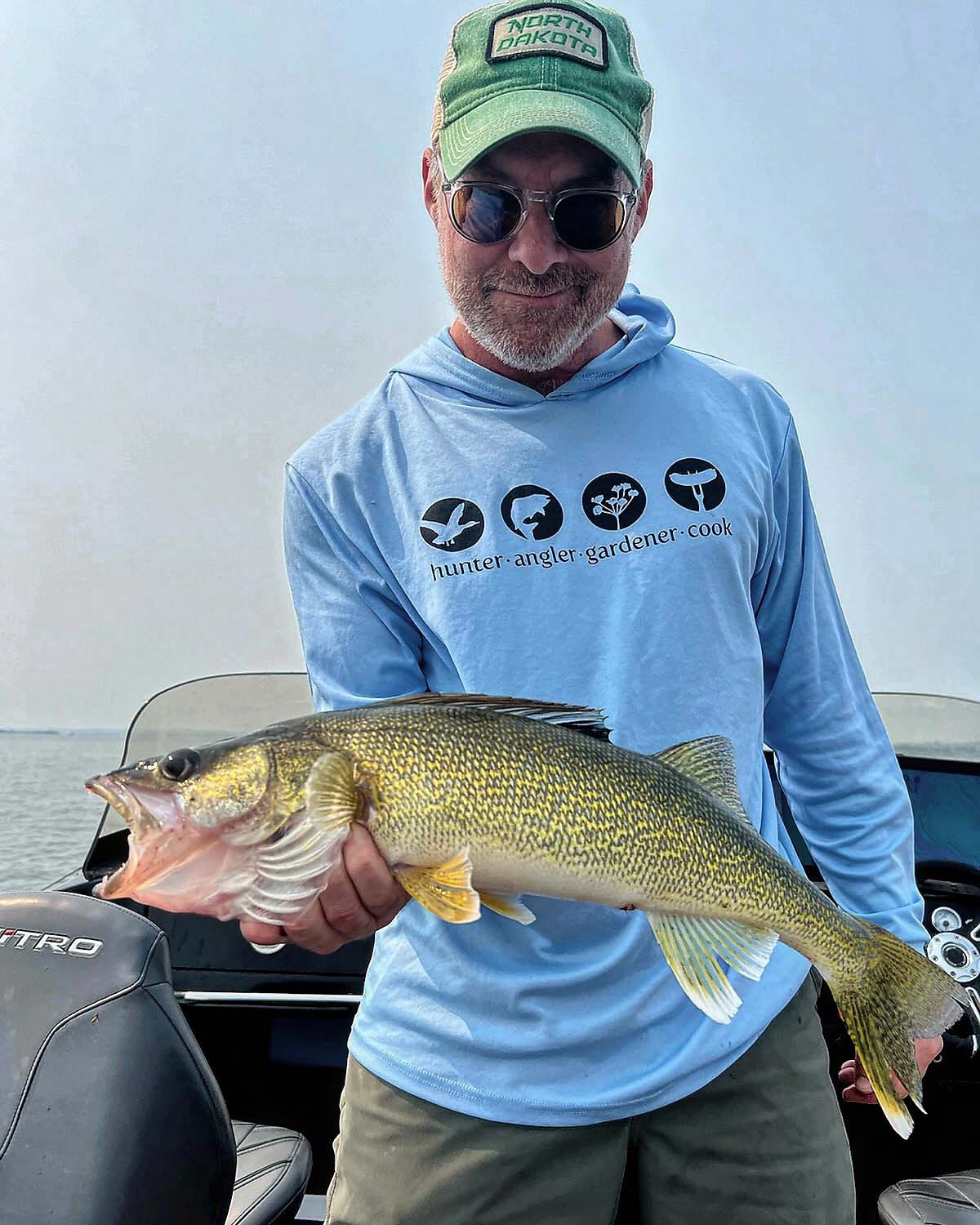 Me with a nice walleye.