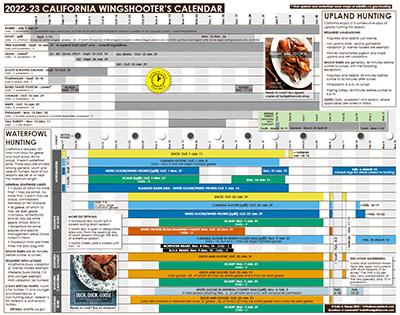 2022-23 California Wingshooter's Calendar thumbnail