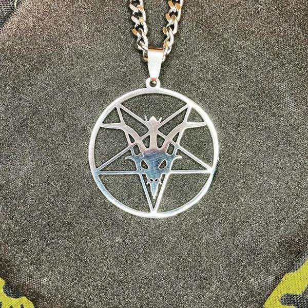 Official Satanic Temple Keychain - Darkness Jewelry