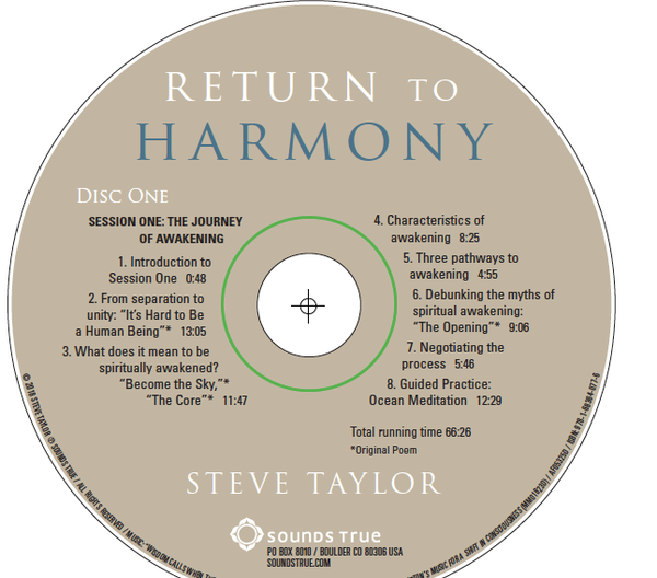 Return to Harmony CD