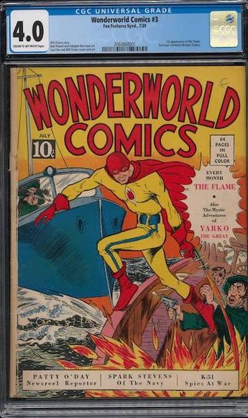 Wonderworld Comics #3 record sale for the grade!