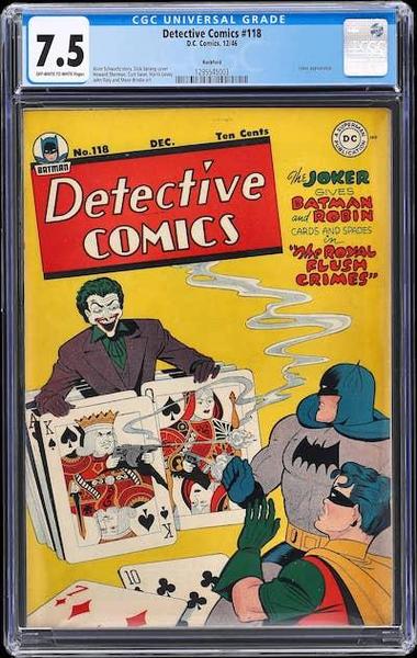 Detective Comics #118 CGC 7.5: 99 in the census