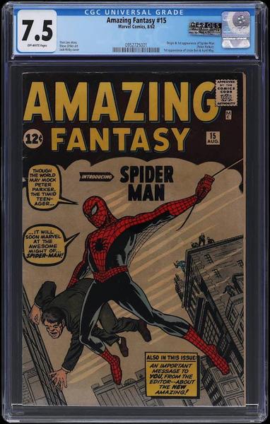 Amazing Fantasy #15 CGC 7.5 Closes Tonight in the Goldin 100 first session