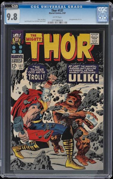 Thor #137 record sale in any grade!