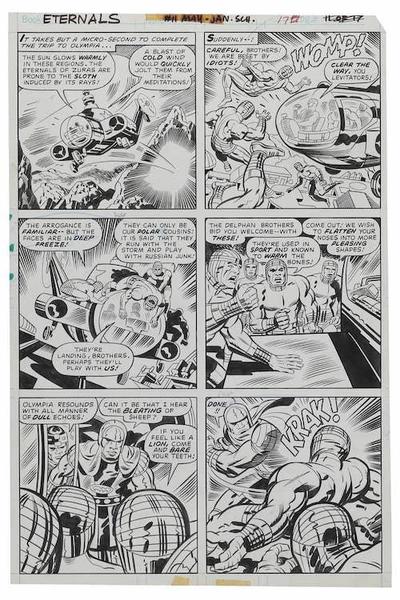 Eternals #11 p17 by Jack Kirby