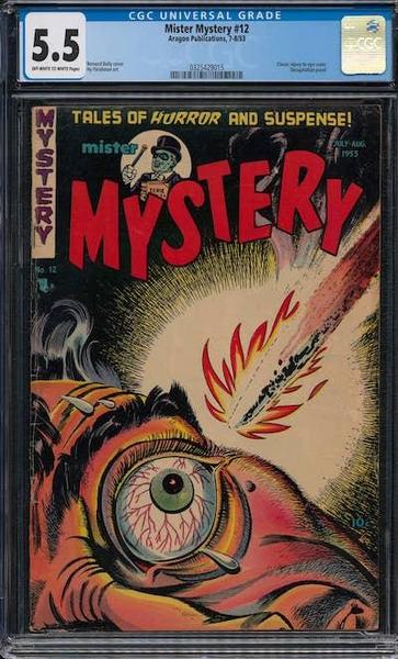 Mister Mystery #12 CGC 5.5: 66 copies in the census, 8 higher