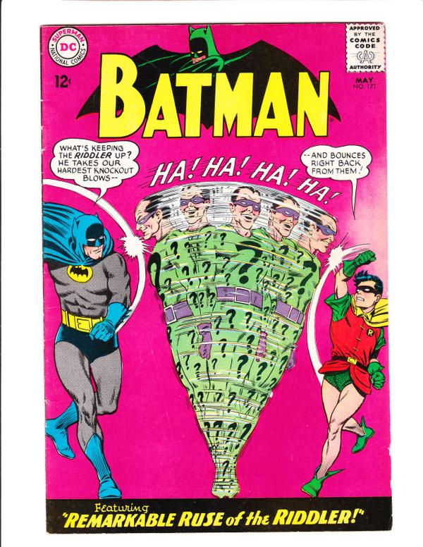 Click to see Riddler comic price guide