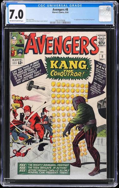 Avengers #8 CGC 7.0: 1st Kang