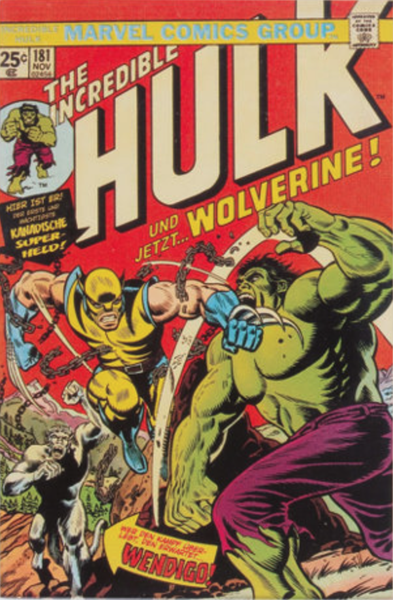 Incredible Hulk 181 German edition