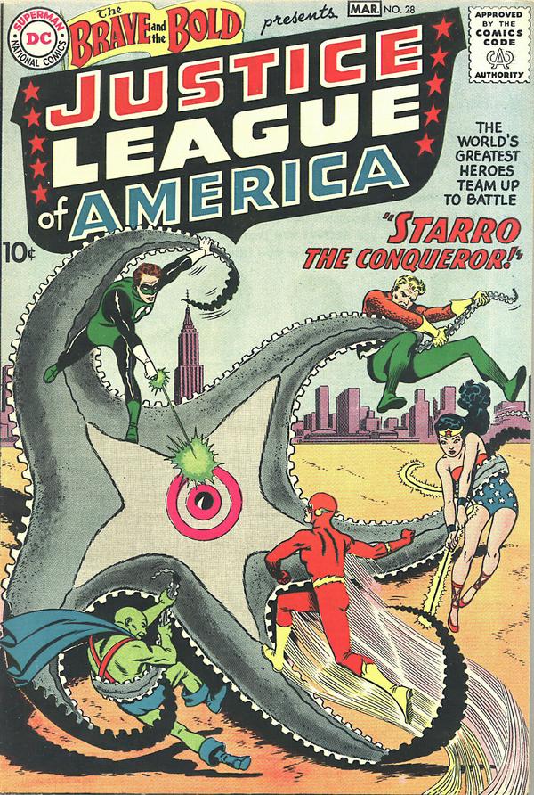 Brave and the Bold 28, first Justice League of America