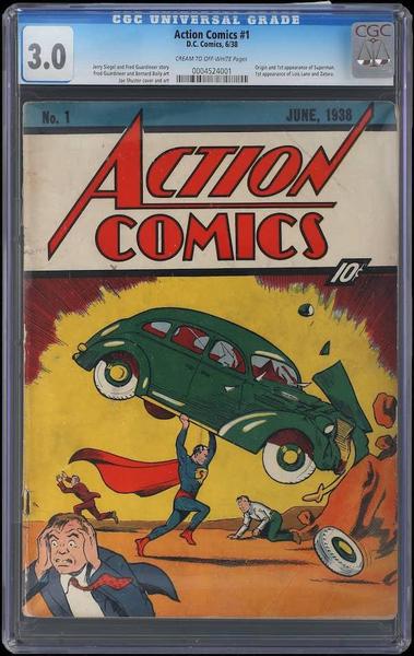 Action Comics #1 CGC 3.0 will be at C2E2, Friday March 31 - Sunday April 2