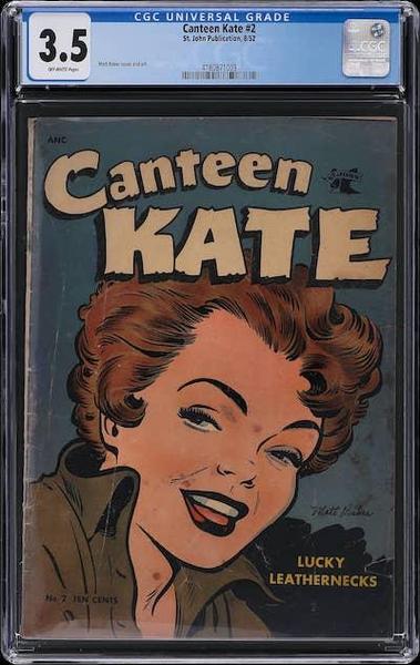 Canteen Kate #2 CGC 3.5, Matt Baker cover