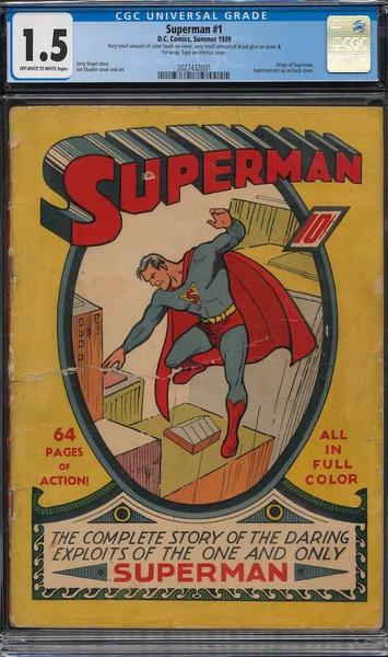 Pay with consignment and own a universal copy of Superman #1