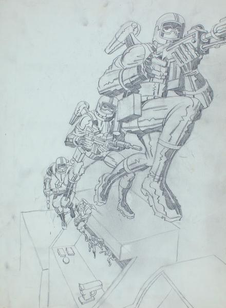 Part of the "lost" Ruby-Spears Jack Kirby art archive