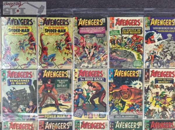 Avengers Silver Age Run from #5 to #50, Includes #8 1st Kang, Two Copies of #11, and #16 New Team...