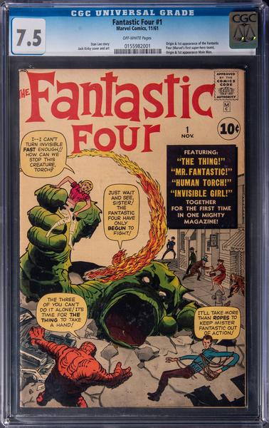 Fantastic Four #1 CGC 7.5: the book which began the Marvel Age of Comics!