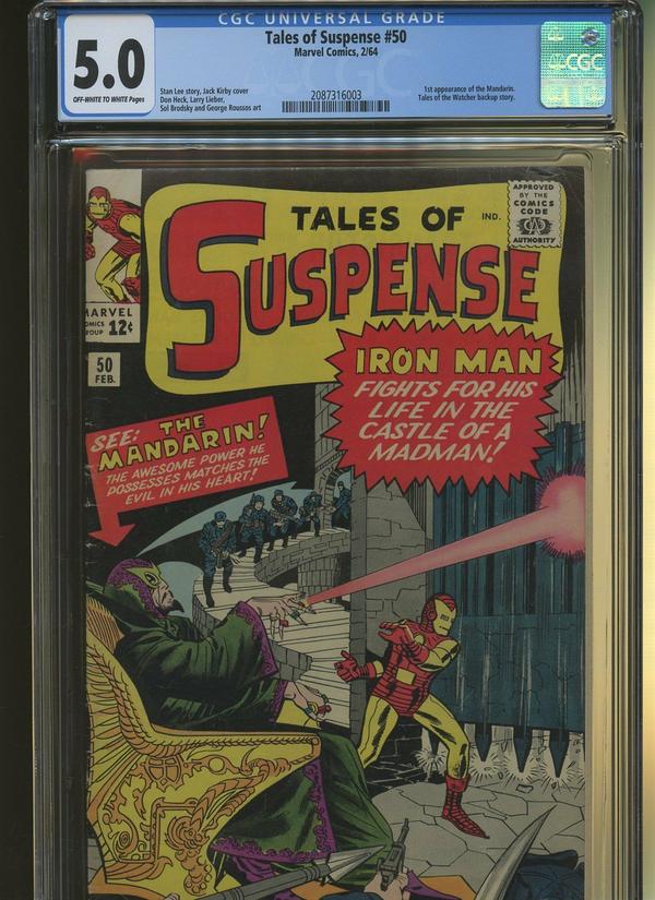 Tales of Suspense 50 CGC 5.0!