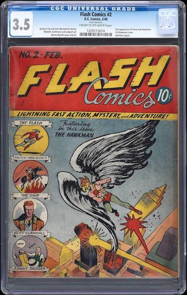 Flash Comics #2 record sale for the grade!