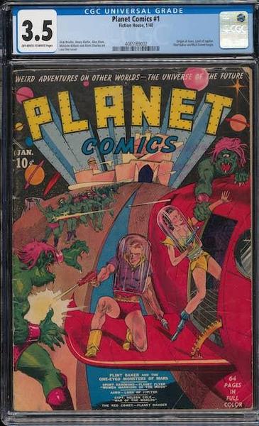 Planet Comics #1 CGC 3.5: 52 copies in the census