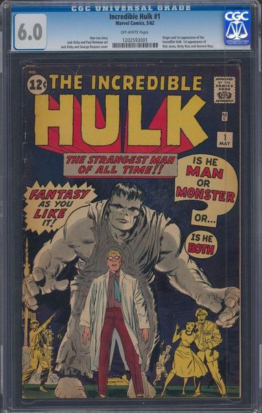 Incredible Hulk #1 CGC 6.0