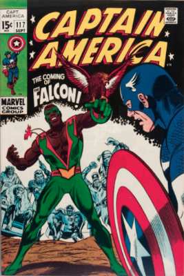 Captain America #117: first appearance of the Falcon