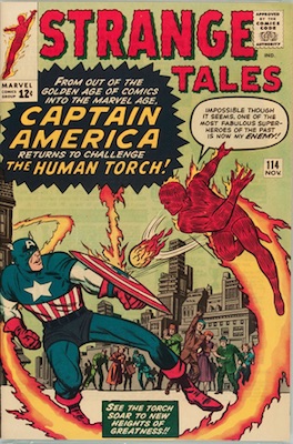 Strange Tales #114: First TRUE Silver Age Appearance of Captain America
