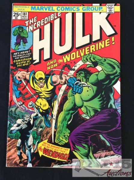 Incredible Hulk #181 We spot-graded this at between 6.5 and 7.0