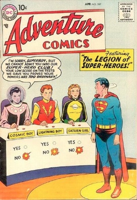 Adventure Comics #247, 1st Legion of Super-Heroes