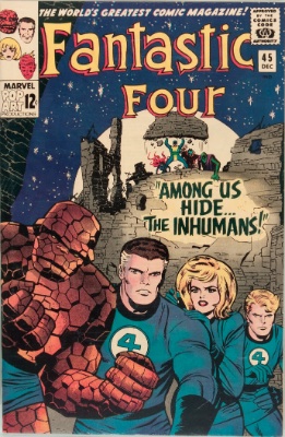 Fantastic Four #45: first Inhumans appearance