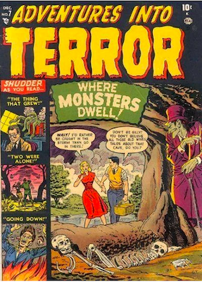 Adventures into Terror comics price guide