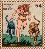 Shanna the She-Devil Marvel Value Stamp, often cut out of Incredible Hulk #181