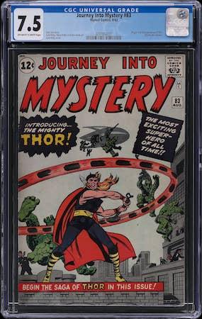 Journey into Mystery #83 CGC 7.5, 1st Thor