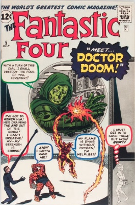 Fantastic Four #5: origin and first appearance, Doctor Doom
