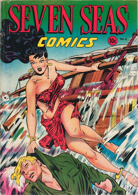 Seven Seas #6: Most Valuable Matt Baker Comic Book