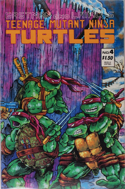 TMNT #4 2nd print error variant