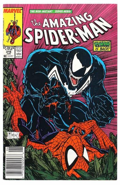 Amazing Spider-Man #316 Newsstand, RAW, sold for $156