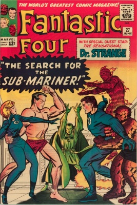 Fantastic Four #27: first full Doctor Strange Cover