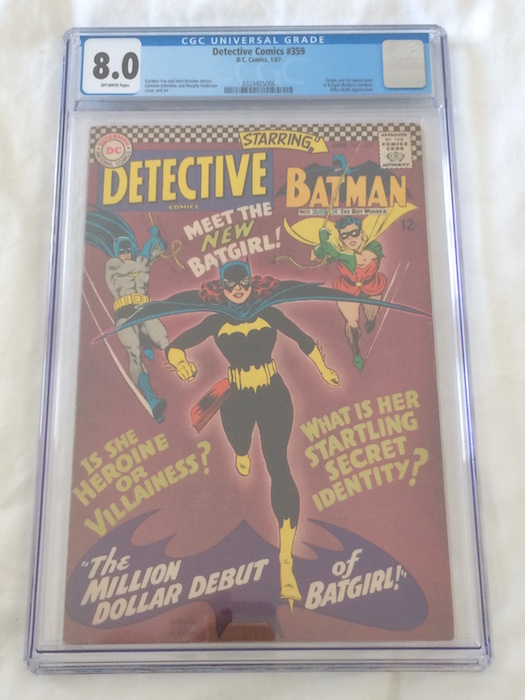 Detective Comics #359: Origin and First Appearance of Barbara Gordon as Batgirl CGC 8.0